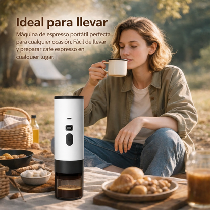Piccolle™ Cafetera portátil con pantalla digital